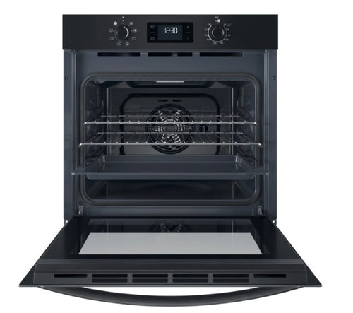 Indesit IO 253 B UK - Black Single Oven - 66L - A Rated
