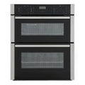 Neff J1ACE2HN0B - Stainless steel Built under Electric Double Oven - A/B energy - Display