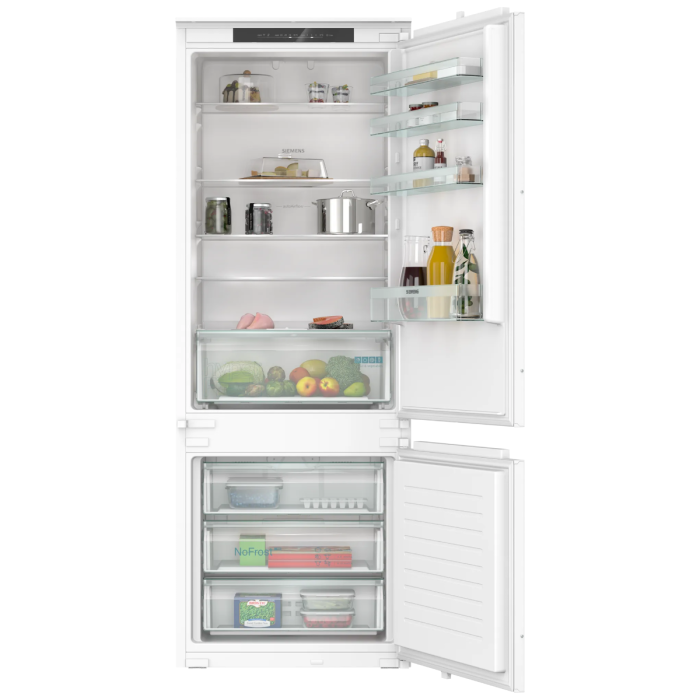 Siemens KB96NNSE0 - White 383L Integrated 60/40 Fridge Freezer - 60cm Sliding Hinge - E