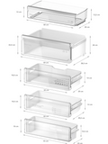 Bosch KBN96VFE0G - Integrated 60/40 Frost Free Fridge Freezer - E energy