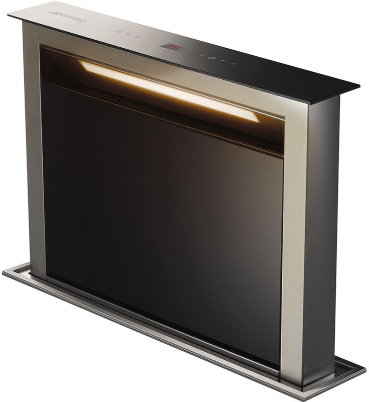 Smeg KDD60VXE-3 - Stainless Steel/Black 60cm Downdraft Extractor - 650m³/h - B Energy