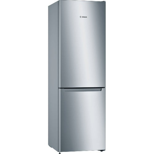 Bosch KGN33NLEAG - Silver Freestanding 60/40 Frost Free Fridge Freezer - E energy