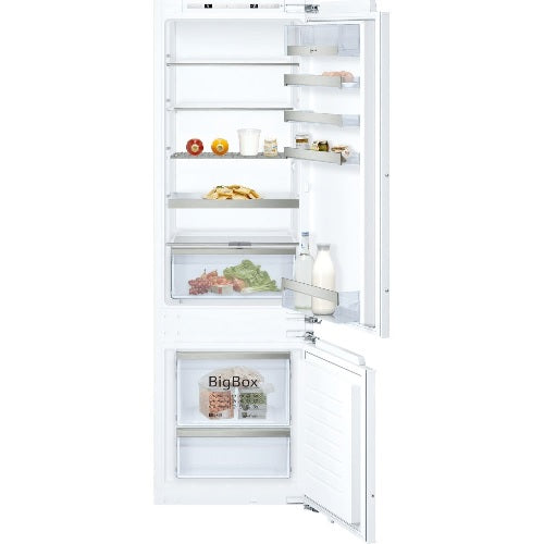 Neff KI6873FE0G - White Integrated 70/30 Low Frost Fridge Freezer - E energy