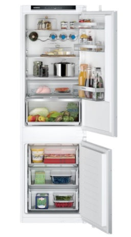 Siemens KI86NVSE0G - White Integrated 60/40 Fridge Freezer - E energy