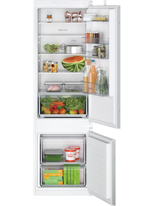 Bosch KIV87NSE0G - Integrated 70/30 Fridge Freezer - E energy