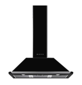 Smeg KT100BLE - Black Chimney Extractor Hood - A energy