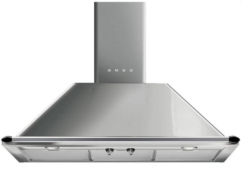 Smeg KTR90XE - Stainless steel Chimney Extractor Hood - A energy