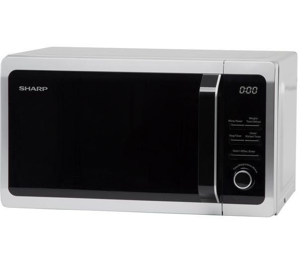 SHARP R274SLM - Silver Solo Microwave - 20L Capacity - E energy rating