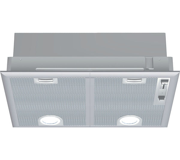 SIEMENS LB55564GB - Silver Canopy Cooker Hood - 650 m³/h Max Extraction Rate - D Energy Rating