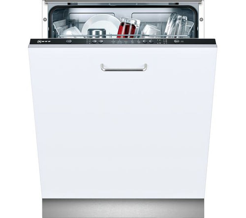 NEFF S511A50X0G - White 12 Place Setting Fully Integrated Dishwasher - 48 dB - F Energy Rated