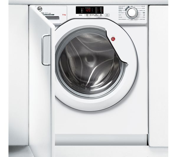 Hoover HBWS 49D2E - White 9KG Integrated Washing Machine - 1400 RPM - D energy