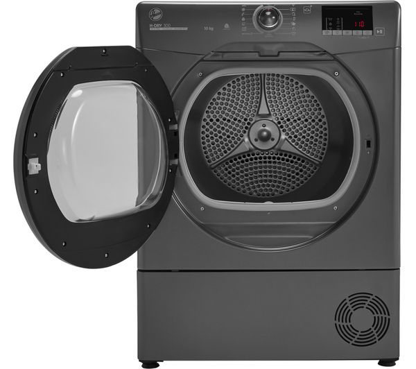 Hoover HLE C10DRGR - Graphite 10KG Condenser Tumble Dryer - B energy