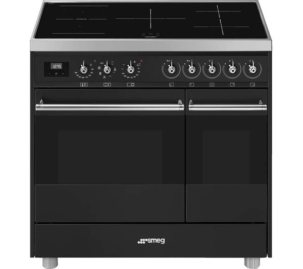 Smeg C92IMAN9 90 cm Electric Induction Range Cooker - Anthracite