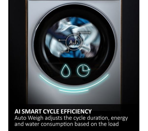Haier HWD100-B14939S8 - Graphite 10KG Washer Dryer - 1400 RPM - Wash: A, Dry: D energy