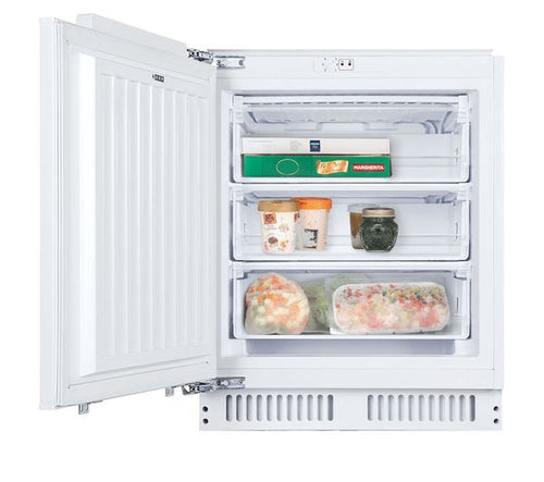 Candy CUS68EWK - White Integrated Undercounter Freezer - 95L - E energy