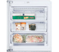 Candy CUS68EWK - White Integrated Undercounter Freezer - 95L - E energy