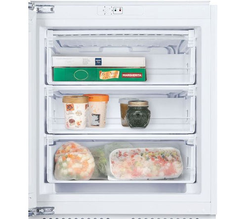 Candy CUS68EWK - White Integrated Undercounter Freezer - 95L - E energy