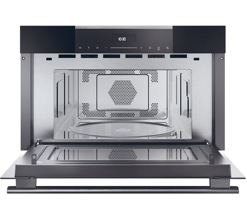 Haier HWO38MG6HXBD/UK - Black Built-In Combination Microwave - 34L Capacity - 900W