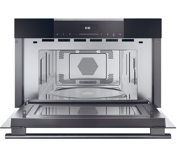 Haier HWO38MG6HXBD/UK - Black Built-In Combination Microwave - 34L Capacity - 900W