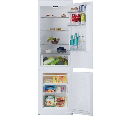 Candy CBBML18EK - White Integrated 70/30 Smart Fridge Freezer - 190/60L - Sliding Hinge - E energy