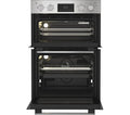 Hotpoint DIH 10D1 IX - Stainless Steel Double Oven - 75L/38L - A Energy