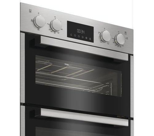 Hotpoint DIH 10D1 IX - Stainless Steel Double Oven - 75L/38L - A Energy