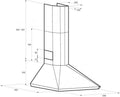 Rangemaster LEIHDC70SC - Stainless Steel 70cm Chimney Hood - D Energy