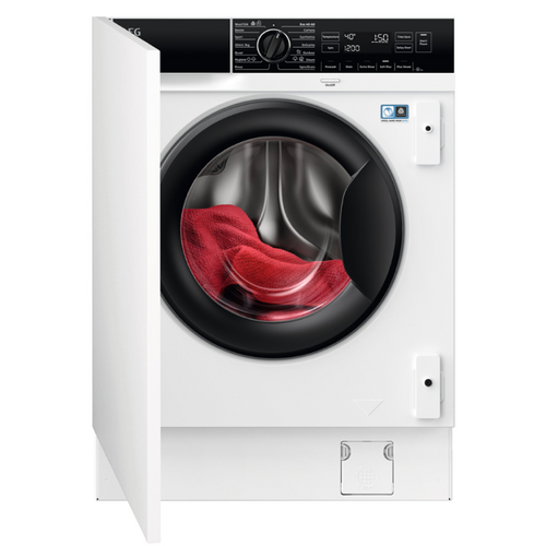 AEG LF7C8636BI - 7000 Series Integrated 8KG Washing Machine - 1600 RPM - B energy - Display