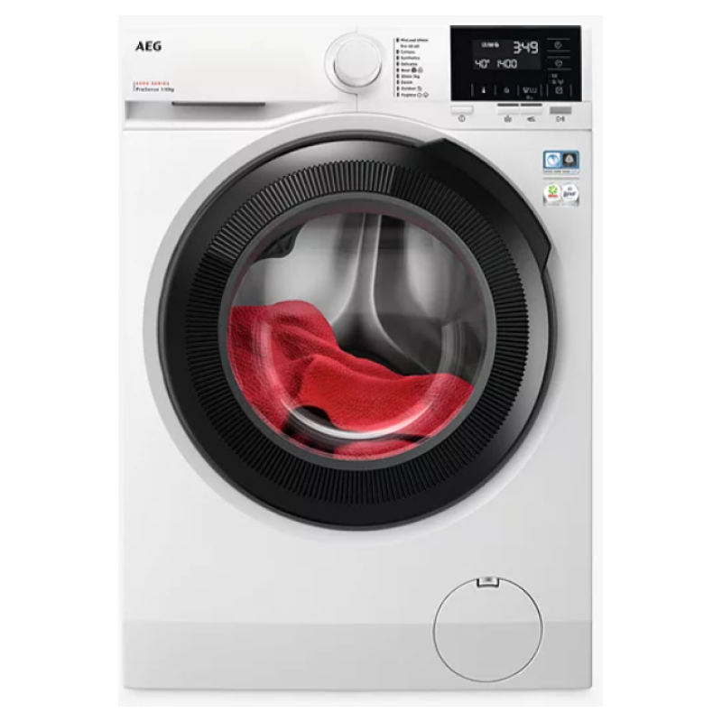 AEG LFR61144B - 6000 Series White Freestanding 10KG Washing Machine - 1400 RPM - A energy