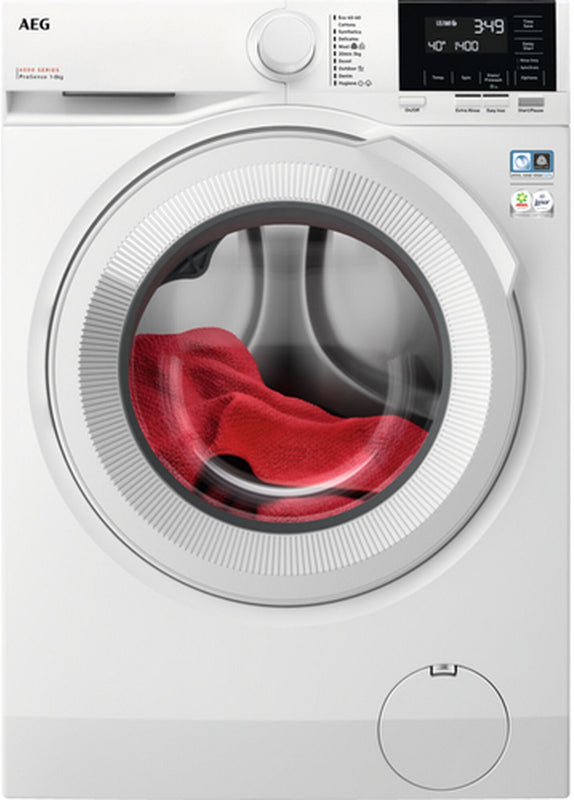 AEG LFR61842B - White 8KG Washing Machine - 1400 RPM - A energy