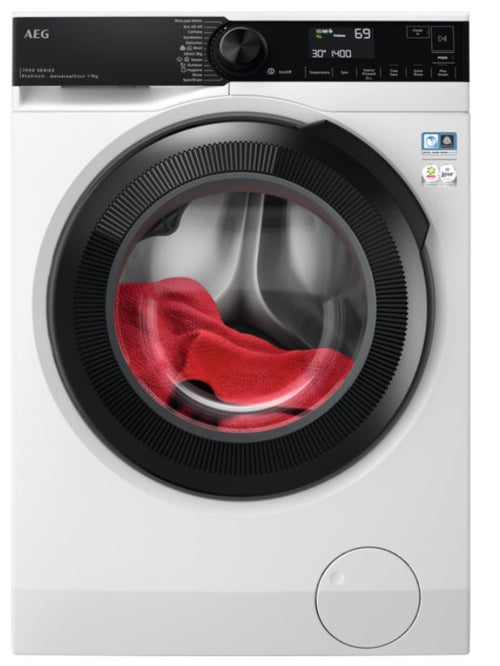 AEG LFR74944UD - 7000 Series White Freestanding 9KG Washing Machine - 1400 RPM - A energy