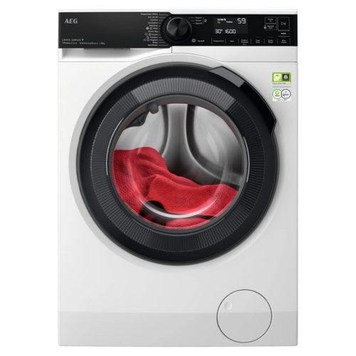 AEG LFR84866UC - 8000 Series White Freestanding 8KG Washing Machine - 1600 RPM - A energy