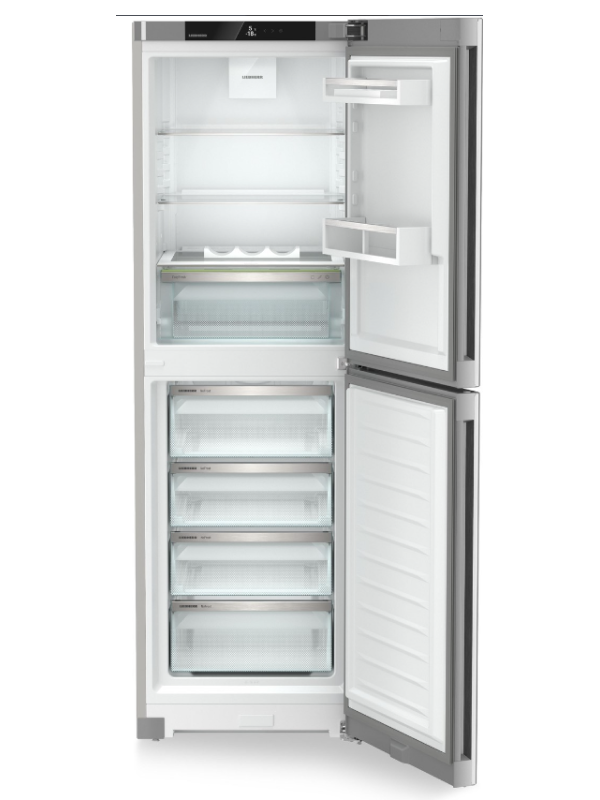 Liebherr CNSFD5204 - Silver Freestanding Frost Free Fridge Freezer - D energy