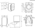 AEG LX6WG84634BI - Integrated 8KG/4KG Washer Dryer - 1600 RPM - B/D energy