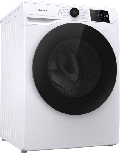 Hisense WFGE901649VM - White Freestanding 9KG Washing Machine - 1600 RPM - A energy - Display
