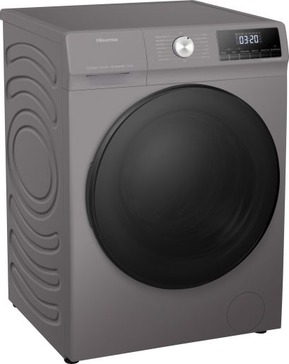 Hisense WFQA1014EVJMT - Silver Freestanding 10KG Washing Machine - 1400 RPM - A energy