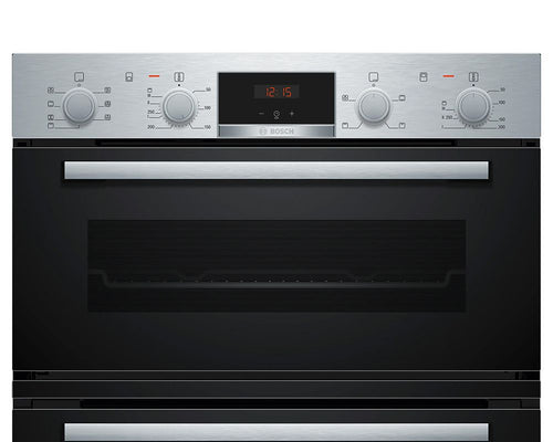 Bosch Series 4 MBA533BS3B - Stainless Steel Double Oven - 71L/34L - A/B Energy - Display