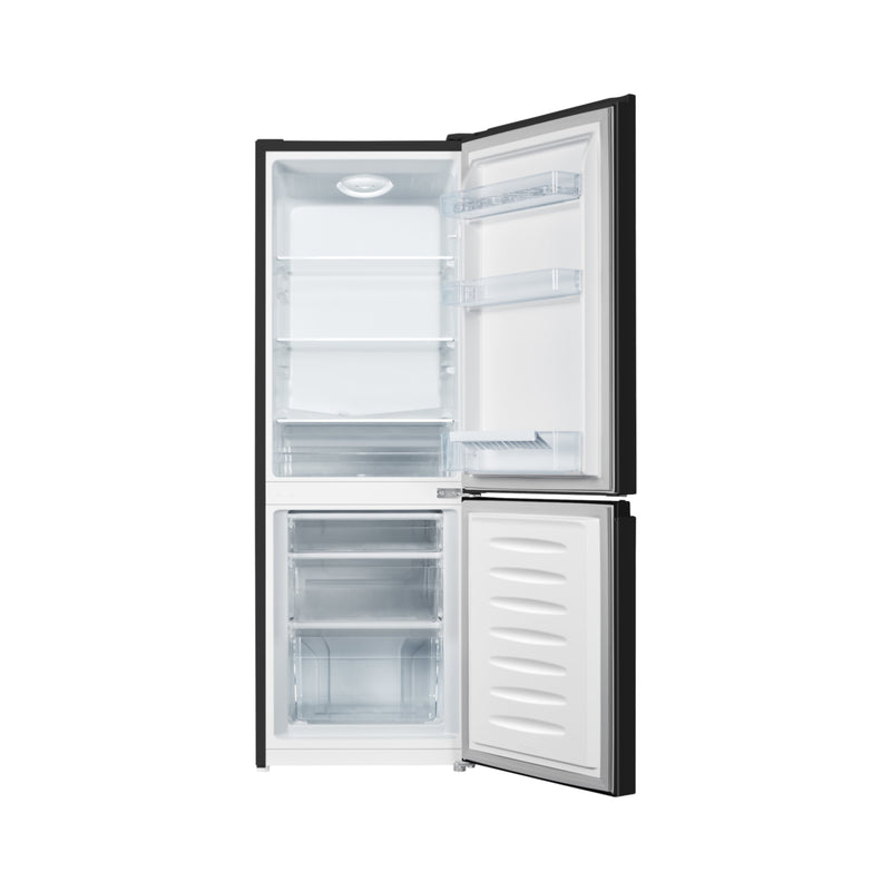 Fridgemaster MC50165BF - Black Freestanding 60/40 Fridge Freezer - F energy