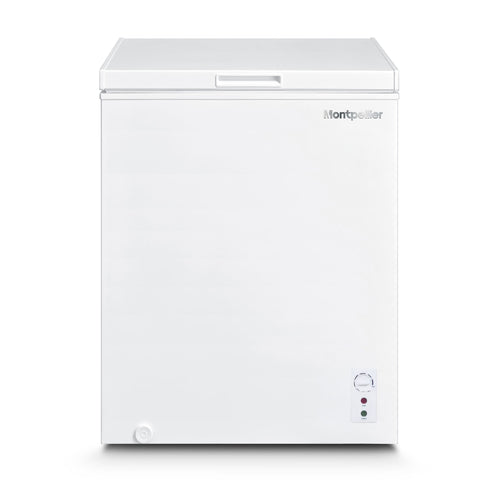 Montpellier MDACF137W - White 137L Chest Freezer - Freestanding - E Energy