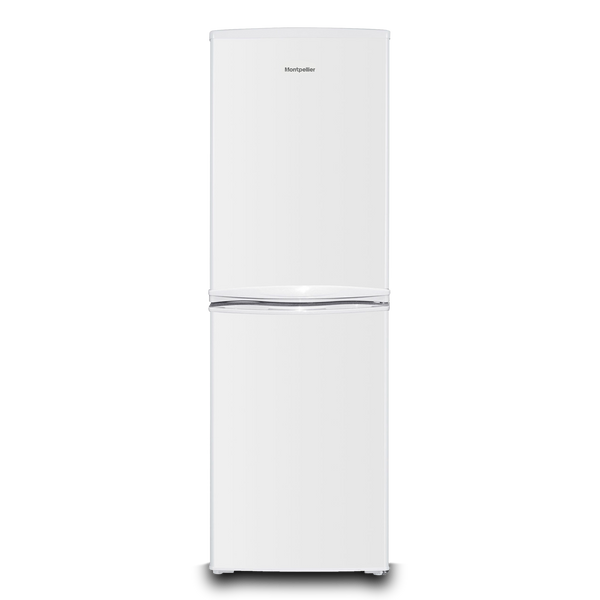 Montpellier MDAS144W - Small White Fridge Freezer - 142L - E