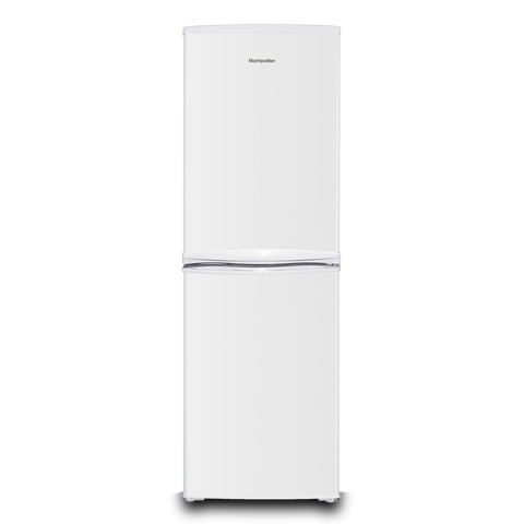 Montpellier MDAS144W - Small White Fridge Freezer - 142L - E
