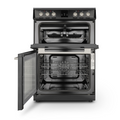 Montpellier MDOC60FK - Black 4 Zone Electric Cooker - A/A energy - Display