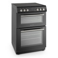 Montpellier MDOC60FK - Black 4 Zone Electric Cooker - A/A energy