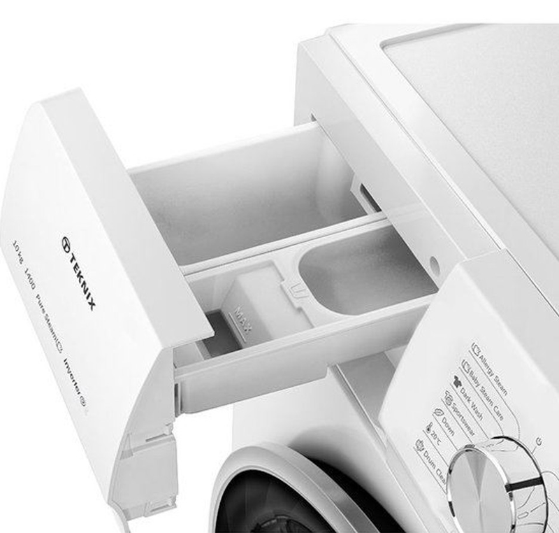Teknix TKW10142HW - White 10KG Washing Machine - 1400 RPM - A energy