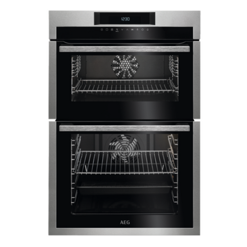 AEG DCE731110M - Stainless steel Built In Electric Double Oven - Catalytic cleaning - A energy - Display