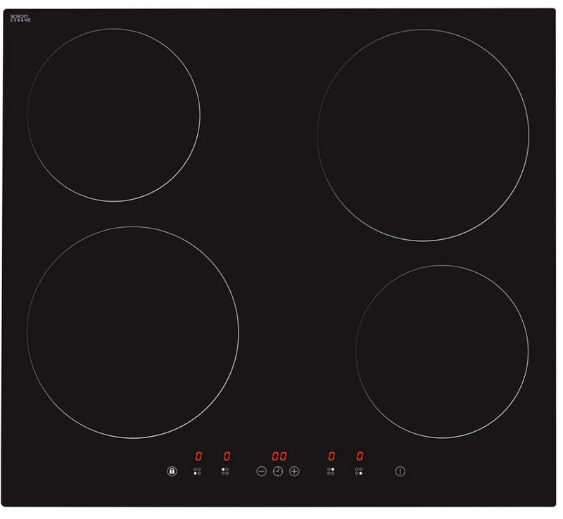 Matrix MHN101FR - Black 4 Zone Induction Hob