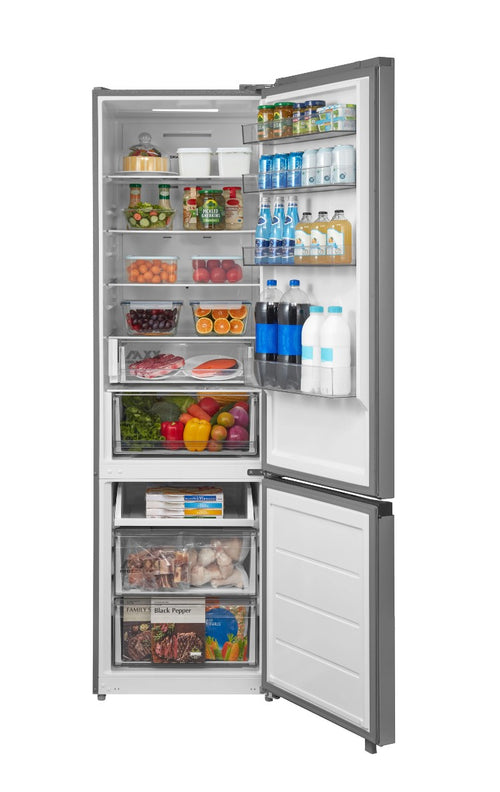 Midea MDRB509FGE46 - Black Fridge Freezer - 365 Litres - E energy