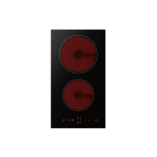 Midea MCH300D111K0 - Black 30cm Ceramic Hob - 2 Cooking Zones