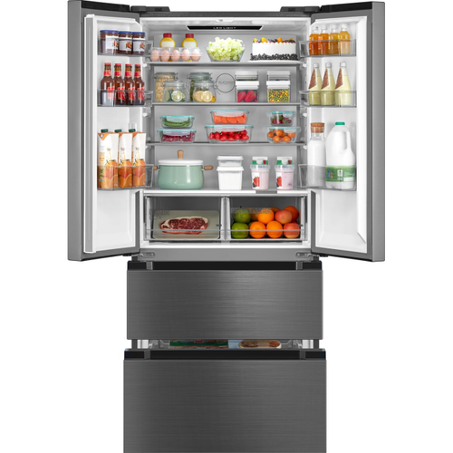 Midea MDRF692FIC46 - Inox American Fridge Freezer - 516L - C Energy Rating