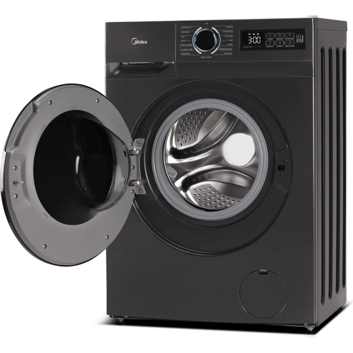 Midea MF110W100BA10/T-UK - Graphite Washing Machine - 1400 RPM - A energy